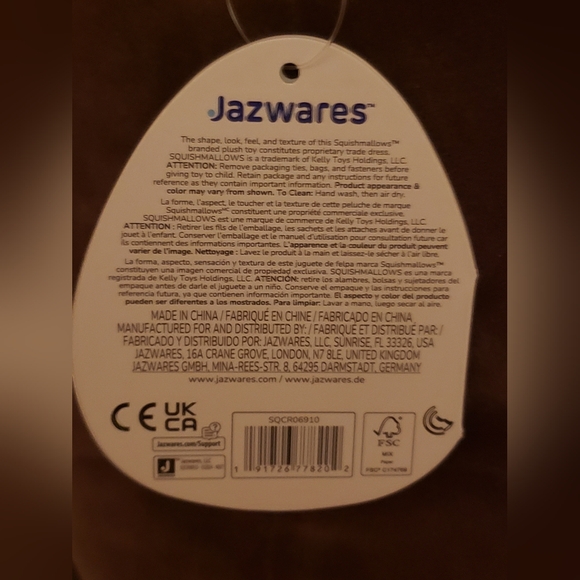 ULTRA RARE❗ - Gold Tag❗  NWT Squishmallows Ambergris the Goblin King - 16 inches - Picture 9 of 9